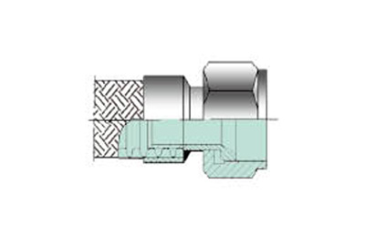 活接螺母連接、錐面密封式RLC型